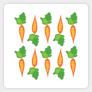 Carrot Flat Lay Magnet